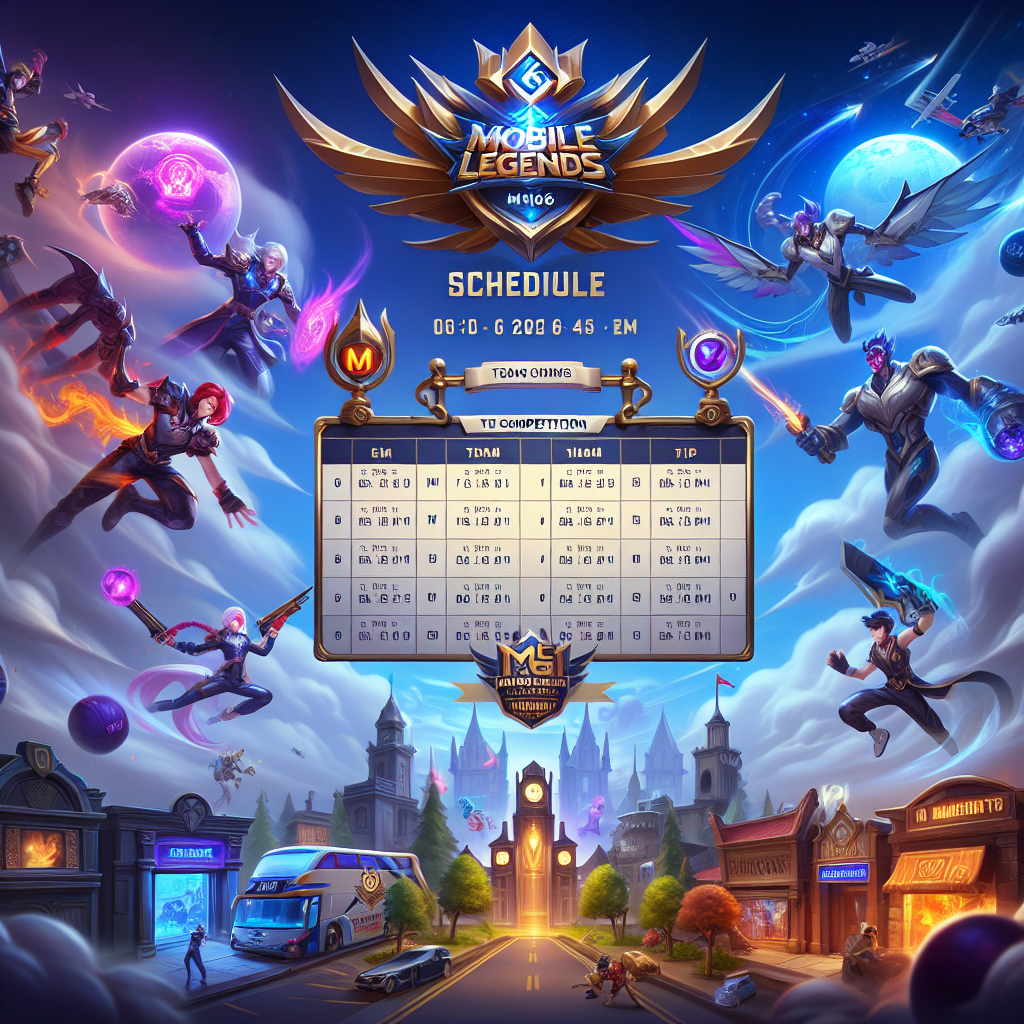 Jadwal M6 Mobile Legends: Ketahui Waktu dan Tim yang Bertanding