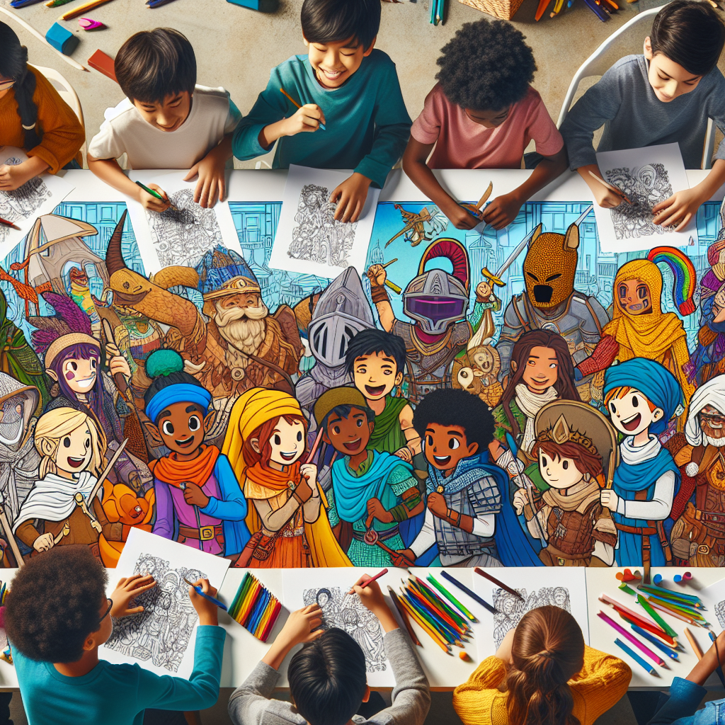 Kreativitas Anak di Dunia Mobile Legends: Serunya Aktivitas Mewarnai Karakter Favorit