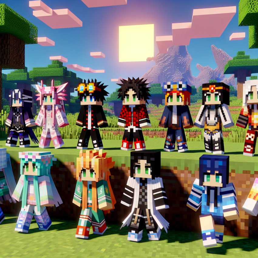 The Ultimate Guide to the Best Anime-Inspired Skins in Minecraft